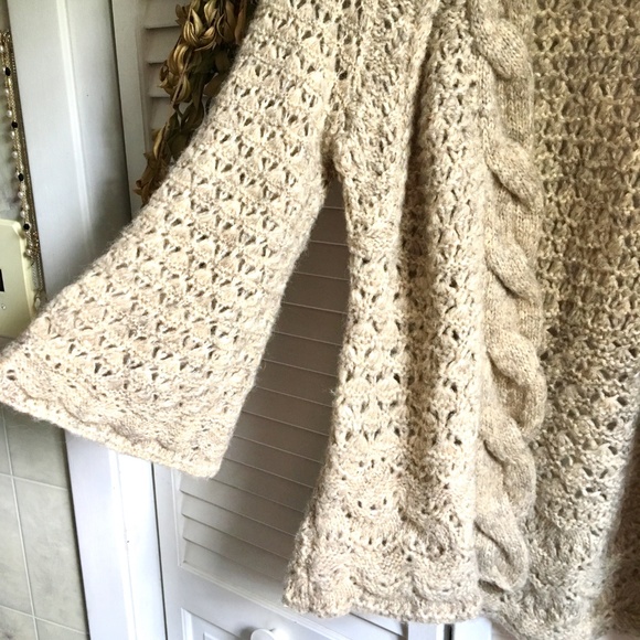 {NWT DKNY Jeans} Alpaca Blend Cardigan Sweater, L - Picture 6 of 8